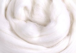 LG Wool, полутонкая шерсть для валяния, белая, 50 г