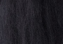 LG Wool, полутонкая шерсть для валяния, черная, 50 г