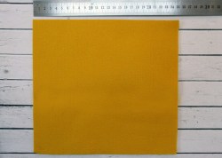 Фетр S-500, 3 мм, желтый, 25*25 см