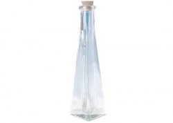 Бутылка Glorex с пробкой, треугольная, 16,5 см
