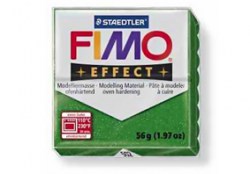 Fimo Effect, зеленый с блестками (502)
