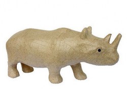 Фигурка для декопатча, носорог малый, 25*7,2*11 см
