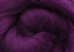 ТКФ, шерсть для валяния, полутонкая, фиолетовая