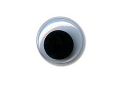 Глазки для игрушек MER-18 круглые, черно-белые, d 18 мм