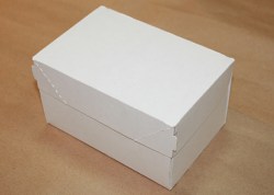 Коробочка сборная картонная, крафт, 15*10*8.5 см