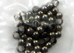 Черный никель, кримп 2.5 мм, 50 шт